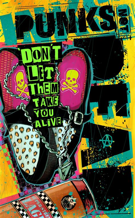 Punks Not Dead 4 Cvr A Simmonds Punk Poster Graphic Design Posters Punk Art