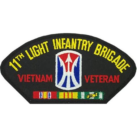 11th Light Infantry Brigade Vietnam Veteran Patch 11th Infantry