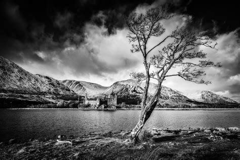 Free Images Landscape Tree Water Nature Rock Cloud Black And
