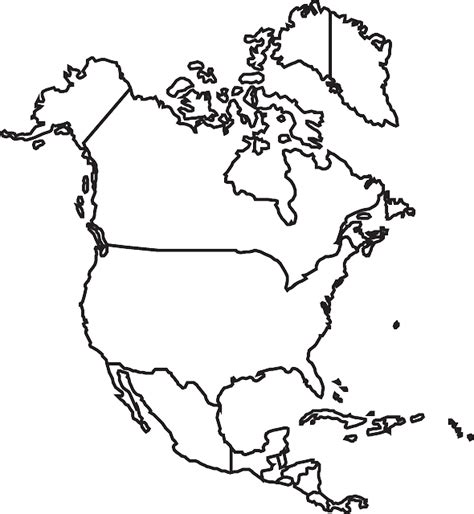 Download Hd Map States Canada North United Usa America