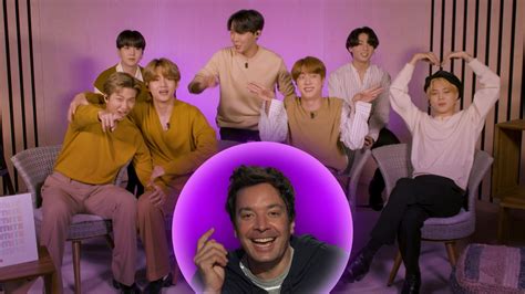 Watch The Tonight Show Starring Jimmy Fallon Interview Bts Reminisces