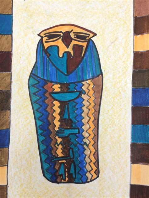 egyptian canopic jars mrs art teacher lady