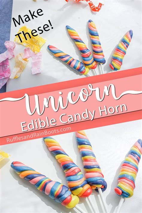 Candy Unicorn Horn Recipe Unicorn Cupcakes Unicorn Foods