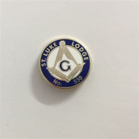200pcs Factory Custom Pins And Badge Round Masons Freemason Lapel Pin