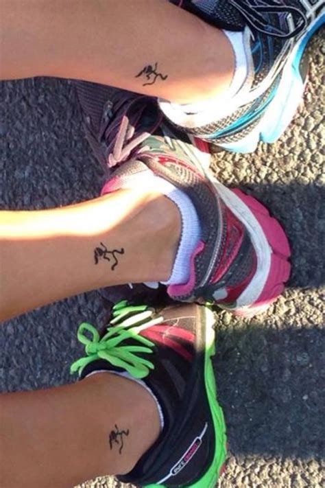 Run Running Girl Tattoos Running Tatoo Foot Tattoo Get A Tattoo