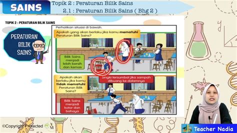Langkah 3 pelajar dibenarkan untuk berbincang mengenai maklumat apa yang perlu dimasukkan dalam poster. S1_SAINS_02-02 Peraturan Bilik Sains (Bhg 2) - Jom Tuisyen
