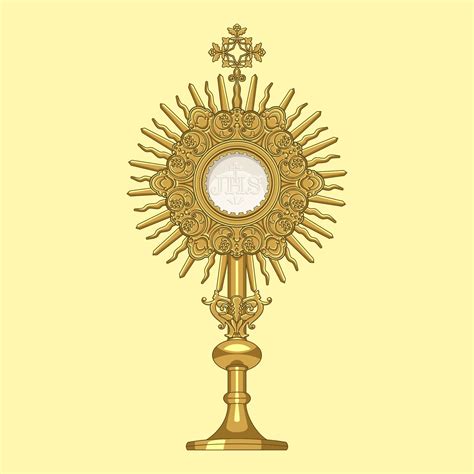 Monstrance For The Exposition Of The Blessed Sacrament Of The Eucharist