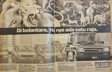 Daihatsu Taft Rocky Brosur Periklanan Indonesia