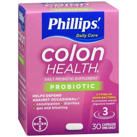 Phillips Colon Health Daily Probiotic Capsules 30 Cp Medcare
