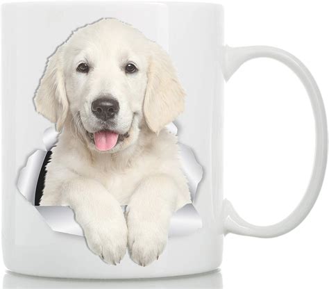 Gorgeous Golden Retriever Mug Golden Retriever Puppy Ceramic Cofee