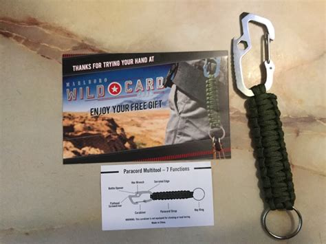 Maybe you would like to learn more about one of these? Free Paracord Multitool from Marlboro • Free Stuff Times What I Got