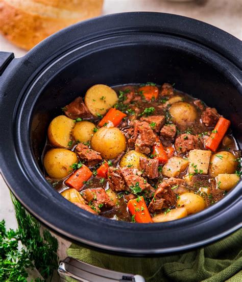 Crockpot Beef Stew With Beer And Horseradish The Chunky Chef
