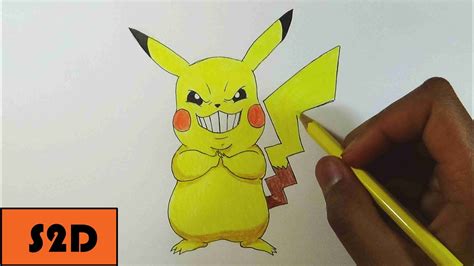 How To Draw Evil Pikachu Youtube