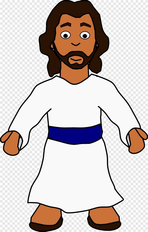 Obraz Jezusa Cartoon Jesus Powierzchnia Grafika Png PNGEgg