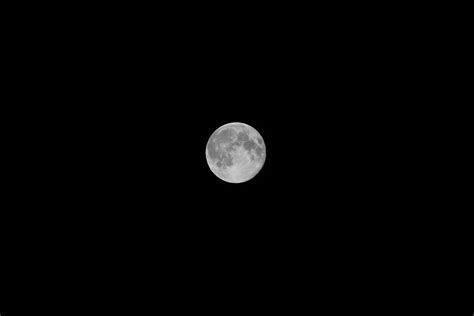 Wallpaper Space Moon Moonlight Circle Atmosphere Black And White