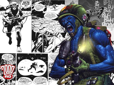 Move Over Dceu And Mcu 2000ads Rogue Trooper Is Coming
