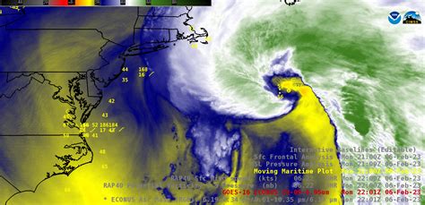 Rapidly Intensifying Midlatitude Cyclone Off The Us East Coast — Cimss