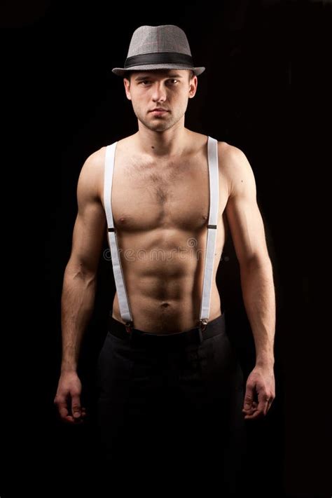 Men With Suspenders Stock Photos Image