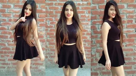 Indian Girl Dance In Mini Skirt Tik Tok Video Youtube