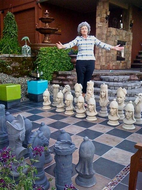 Diy giant chess pieces 2.0. 24 Inch Medieval Fiberglass Giant Chess Set | Giant chess, Yard games, Backyard games
