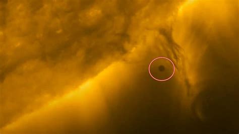 Europes Solar Orbiter Spots Mercury Pass Across Blazing Sun Watch