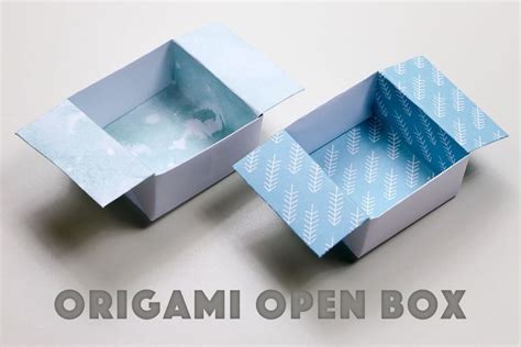 Make An Easy Rectangle Origami Box Instructions From A4 Paper Origami