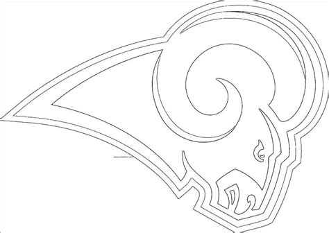 La Rams Coloring Sheet Coloring Coloring Pages