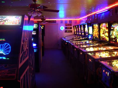 Amazing 80s Home Arcade Game Room Pinball And Video Games Dougs