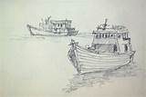 How To Draw A Fishing Boat Photos