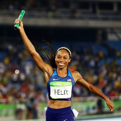 Aug 22, 2016 · olympic gold medalist and famed sprinter allyson felix was born on november 18, 1985 in los angeles, california. Allyson Felix Shares How She Stays Motived to Accomplish Long-Term Goals | Shape