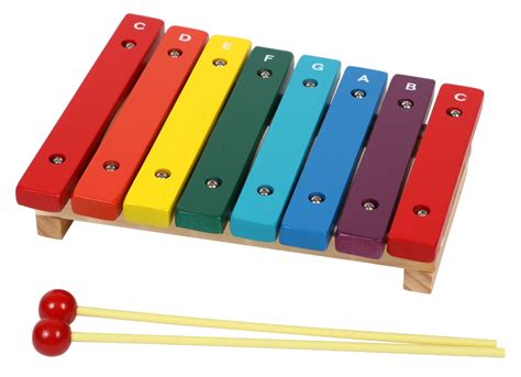 8 Note Colored Xylophone Bl 8f
