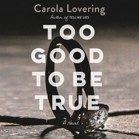 Too Good To Be True Carola Lovering Macmillan