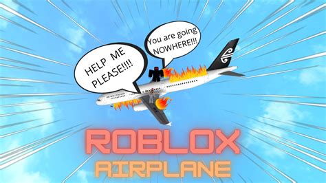 I Played A Roblox Airplane Story Game Roblox Airplane Youtube