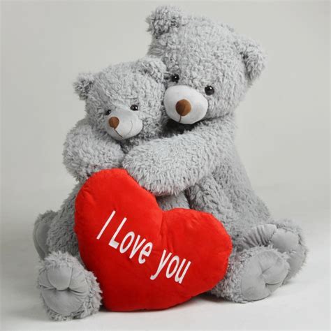 Sugar Kisses Valentines Teddy Bears With Heart I Love You Woolly Tubs