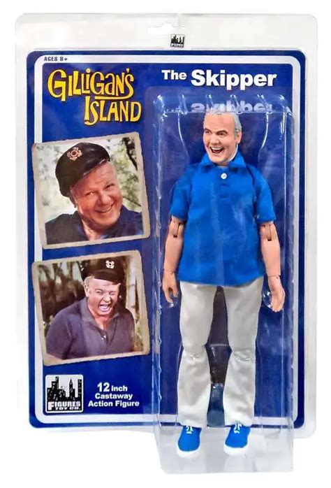Gilligans Island Series 1 The Skipper 12 Action Figure Figures Toy Co
