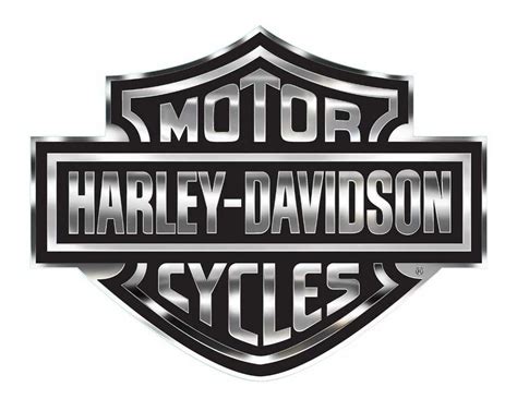 Harley Davidson Bar And Shield Logo Decal X Large 30 X 40 In Gray