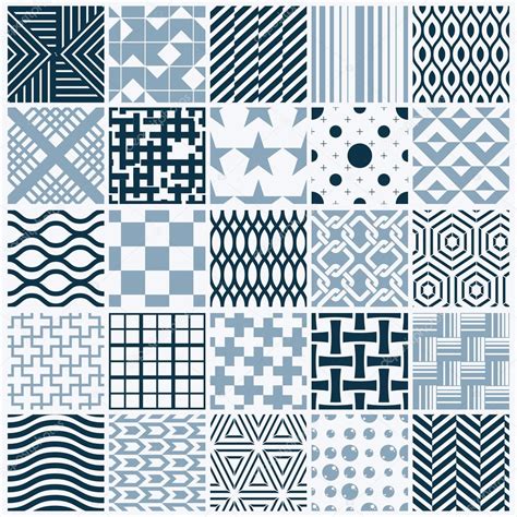Bekijk meer ideeën over patronen, breien en haken, breien haken. Set van eindeloze geometrische patronen — Stockvector ...