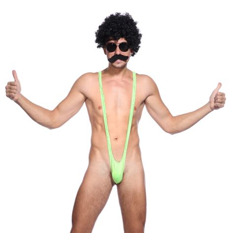 Christmas Men Mankini Suspender Cotton Bikini Borat Sling Shot Thongs Underwear EBay