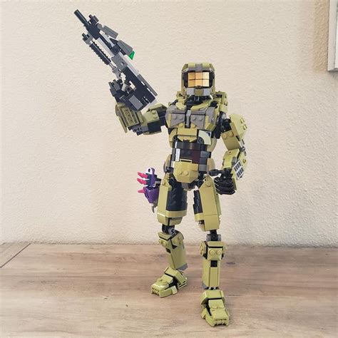 Finish The Fight With Lego Master Chief From Halo The Brick Parent