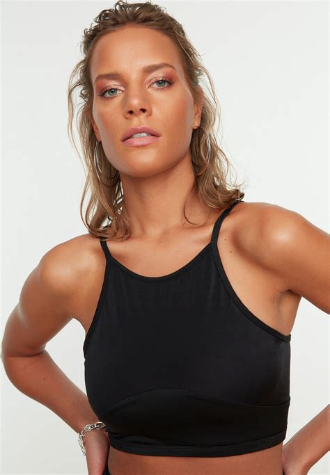 Buy Trendyol Black Halter Neck Bikini Top For Women In Dubai Abu Dhabi