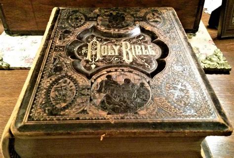 1881 Christian Leather Embossed Bible Embossed Leather Christian Bible