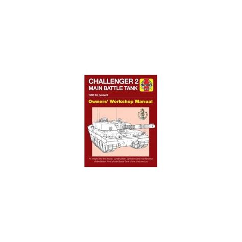 Haynes Manual Challenger 2 Main Battle Tank Military Book Aviation