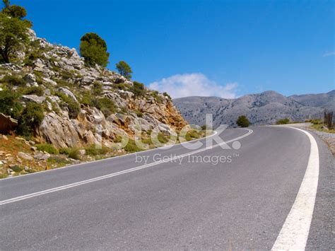 Left Turn Road Stock Photo Royalty Free Freeimages