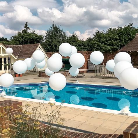 Pool Balloons Pool Party Wedding Pool Party Pool Party Decorations Bachelorette Pool Party