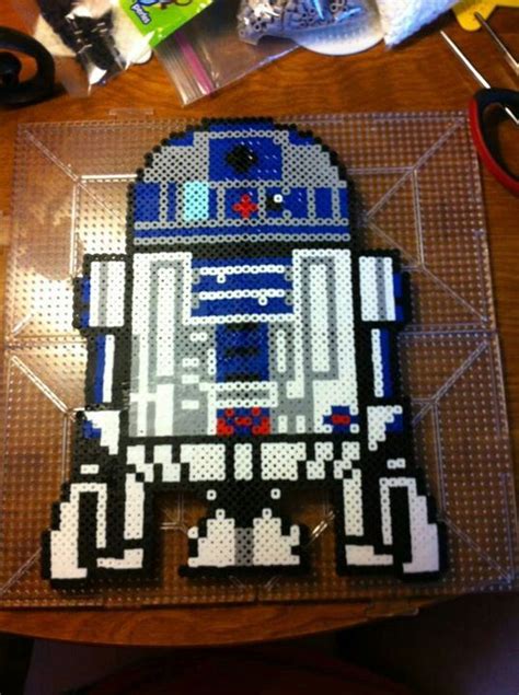 Star Wars R2d2 Perler Beads By Whitney Hutchison Melty Bead Patterns