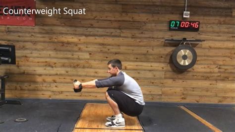 Resilient Performance Counterweight Squat Youtube