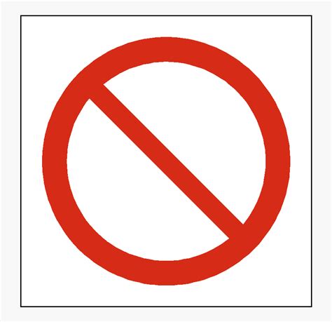 Prohibited Sign Png Prohibition Sign Free Transparent Clipart
