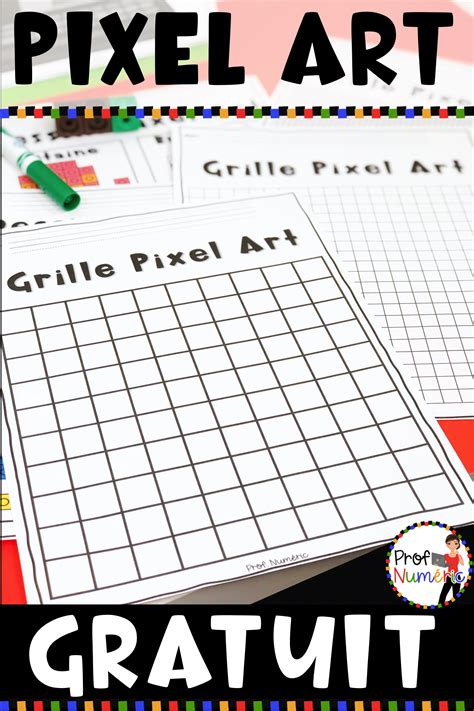 Grille Pixel Art A Imprimer / Grille Pixel Art A Imprimer ...