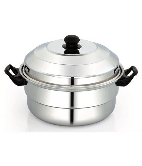 Mahavir Idly Pot And Steamer Steel Idli Cooker 3000 Ml Buy Online At