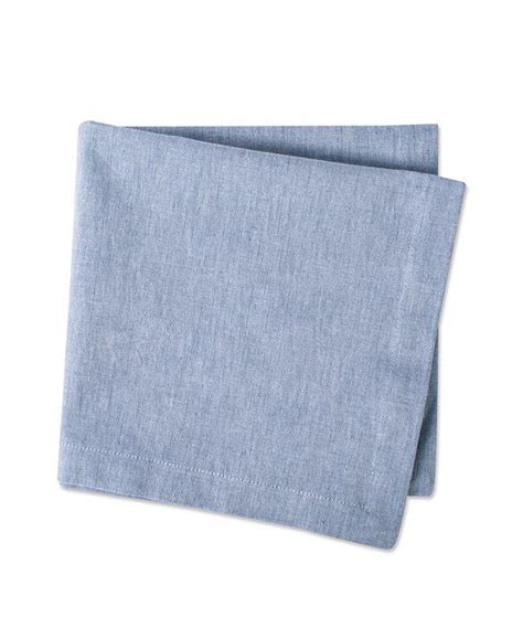 Design Imports Solid Chambray Napkin Set Of 6 And Reviews Table Linens